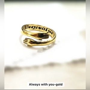 NEW “Always with you” Adjustable Ring, gold